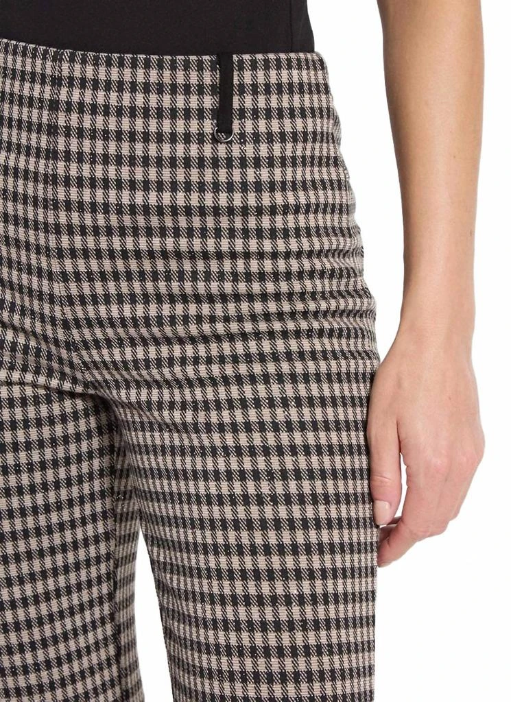 Lyssé Colleen Metallic Ankle Baby Boot Pants In Beige/black 4