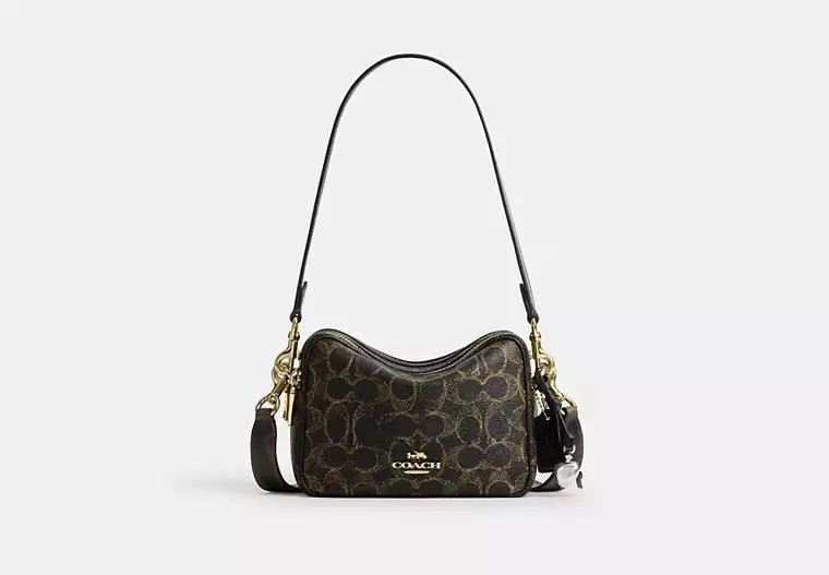 Coach Mini Carey Crossbody Bag In Loved Signature Canvas