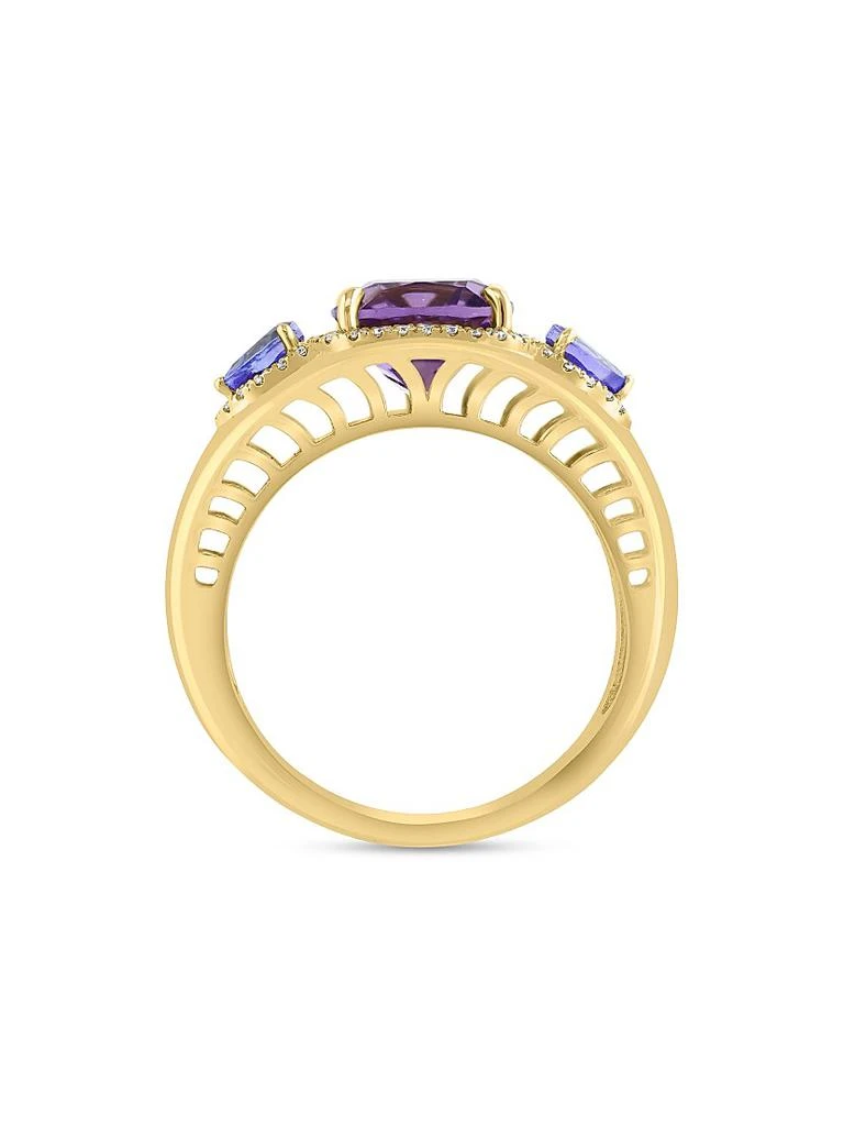 Saks Fifth Avenue Collection 14K Yellow Gold & Multi-Gemstone Ring 4