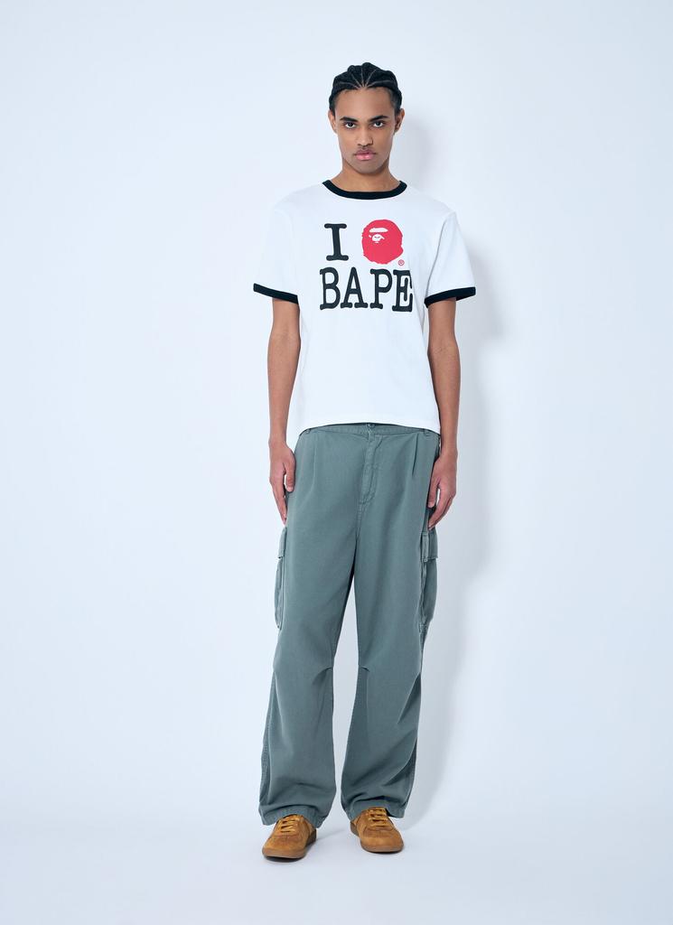 A Bathing Ape Logo Print T-Shirt