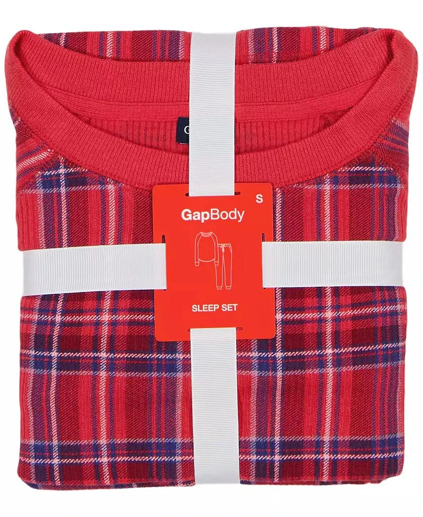 GAP GapBody Women's Packaged Ribbed Printed Jogger Pajama Set 5