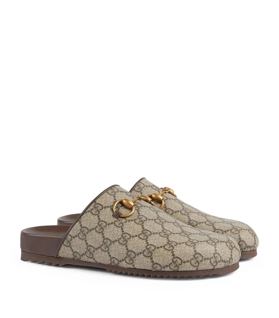 Gucci GG Supreme Horsebit Slippers 6