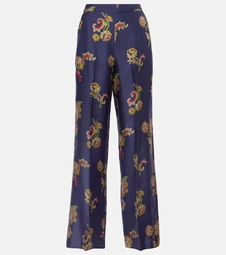 ETRO Silk palazzo pants 1