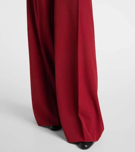 Max Mara Ninfa virgin wool gabardine palazzo pants 5