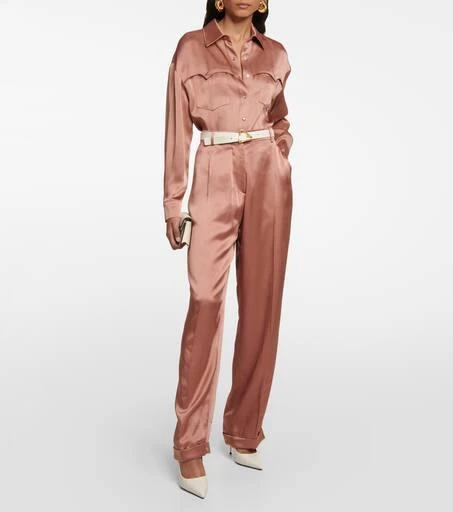 Tom Ford High-rise straight pants 2