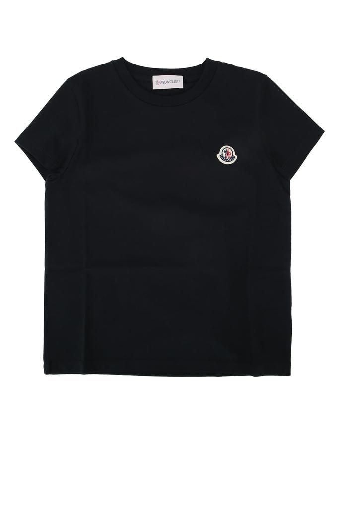 MONCLER ブラック Tシャツ(キッズ) Moncler Enfant Kids Logo Patch T-Shirt – On Sale Now with Up