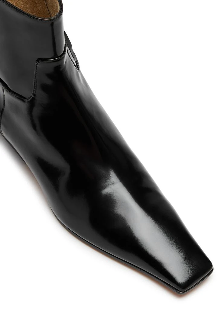Khaite Marfa 30 leather ankle boots 4