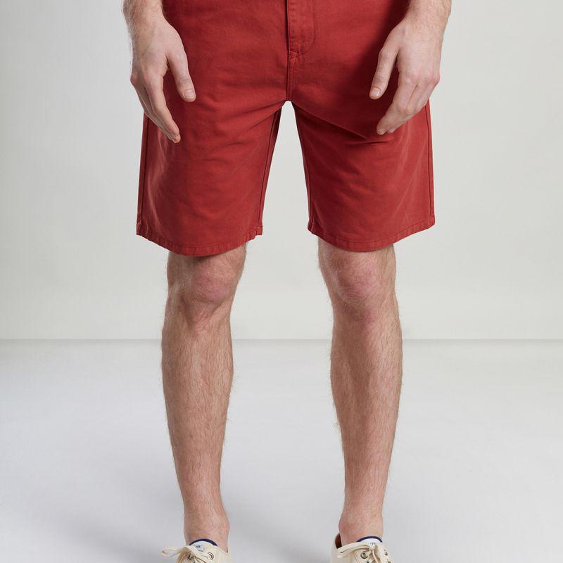 L'Exception Paris Chino Twill Shorts Rust L'EXCEPTION PARIS