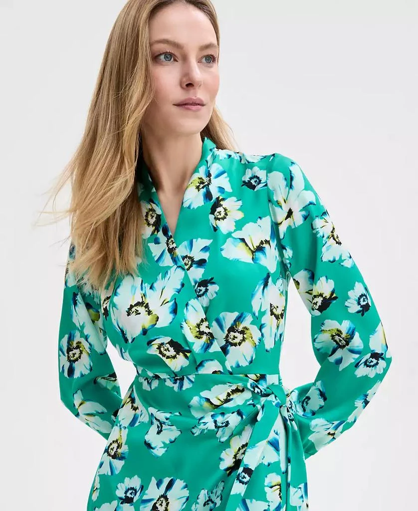 INC International Women's Floral-Print Wrap Dress, Exclusively at Macy's 3