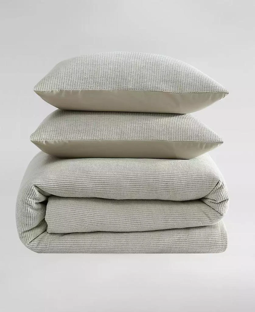 Calvin Klein Microwaffle Melange 3-Pc. Comforter Set 7