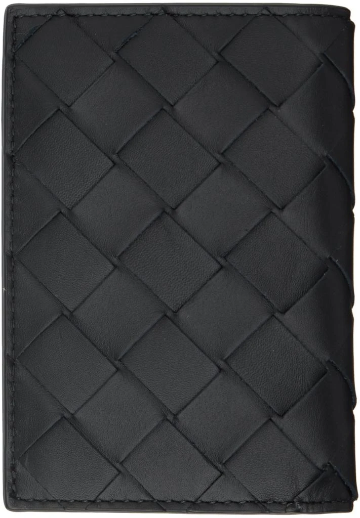 Bottega Veneta Black & Red Flap Card Case 2