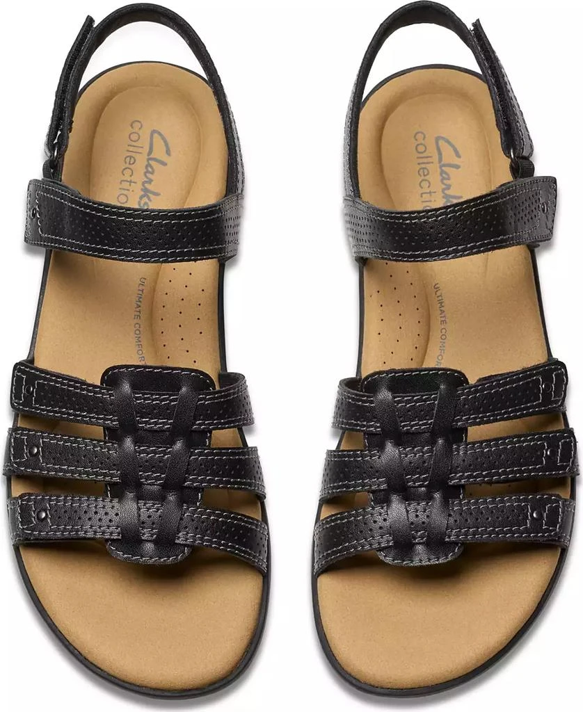 Clarks Collection Women's Elizabelle Kay Riptape Flat Sandals 4