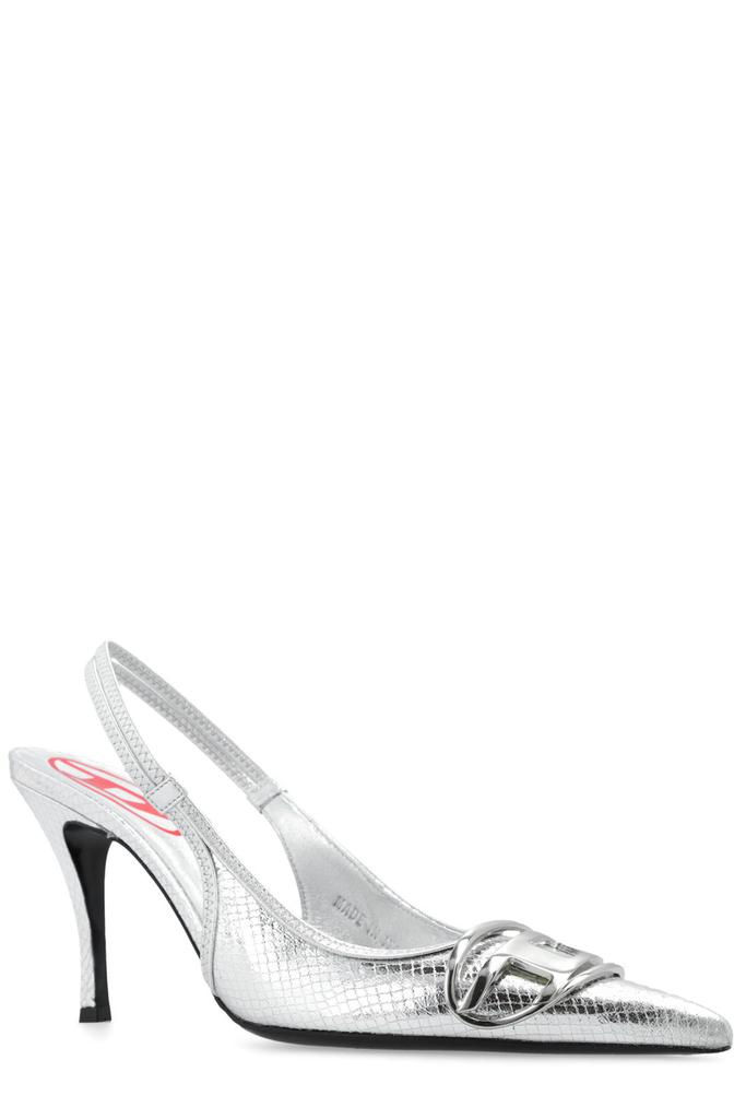 Diesel Diesel D-Venus Sb Patent Embossed Slingback Pumps