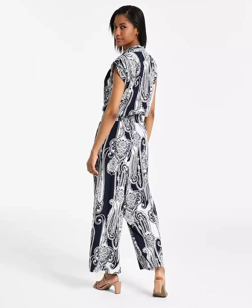 Nautica Jeans Women's Paisley Shirt Jumpsuit 5