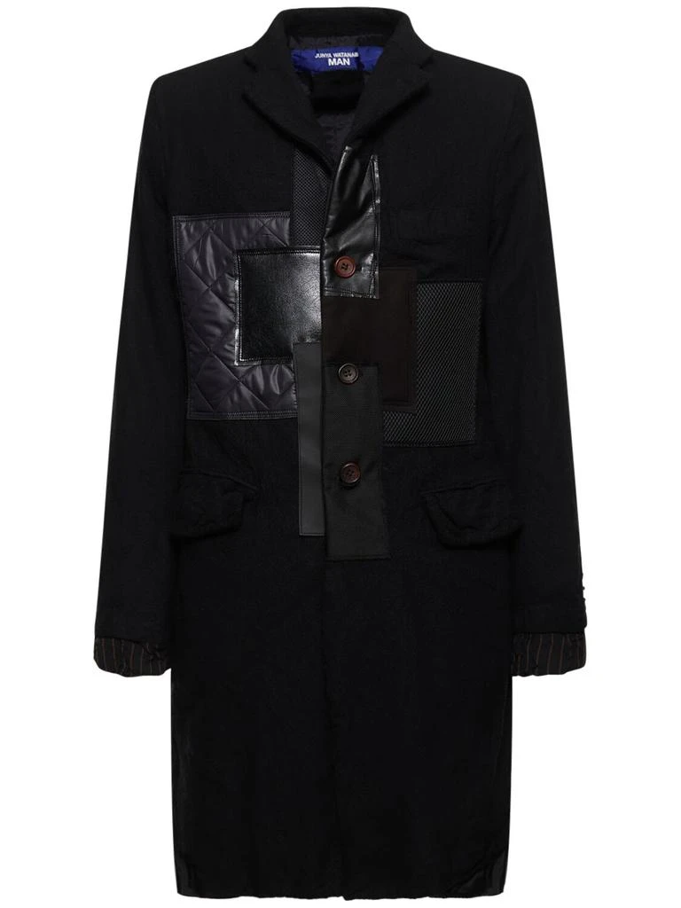 Junya Watanabe Patchwork Wool Coat 1