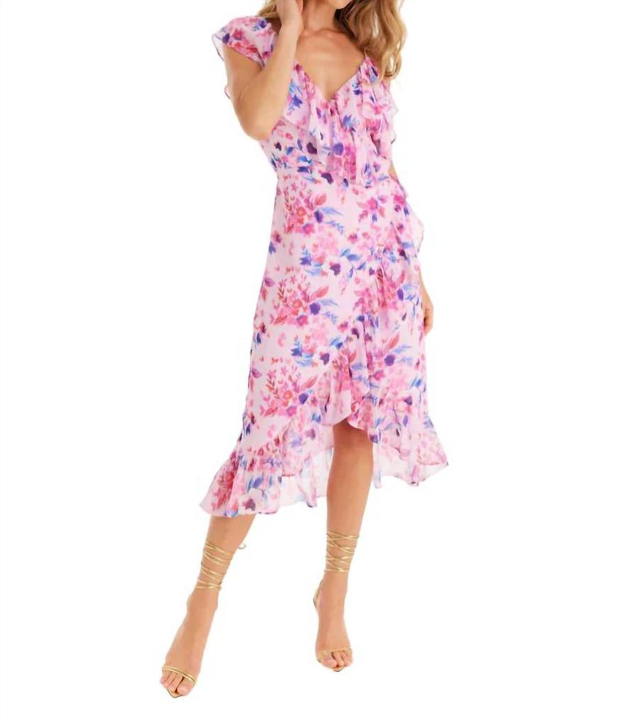 Allison New York Allison New York - Ophelia Wrap Midi Dress