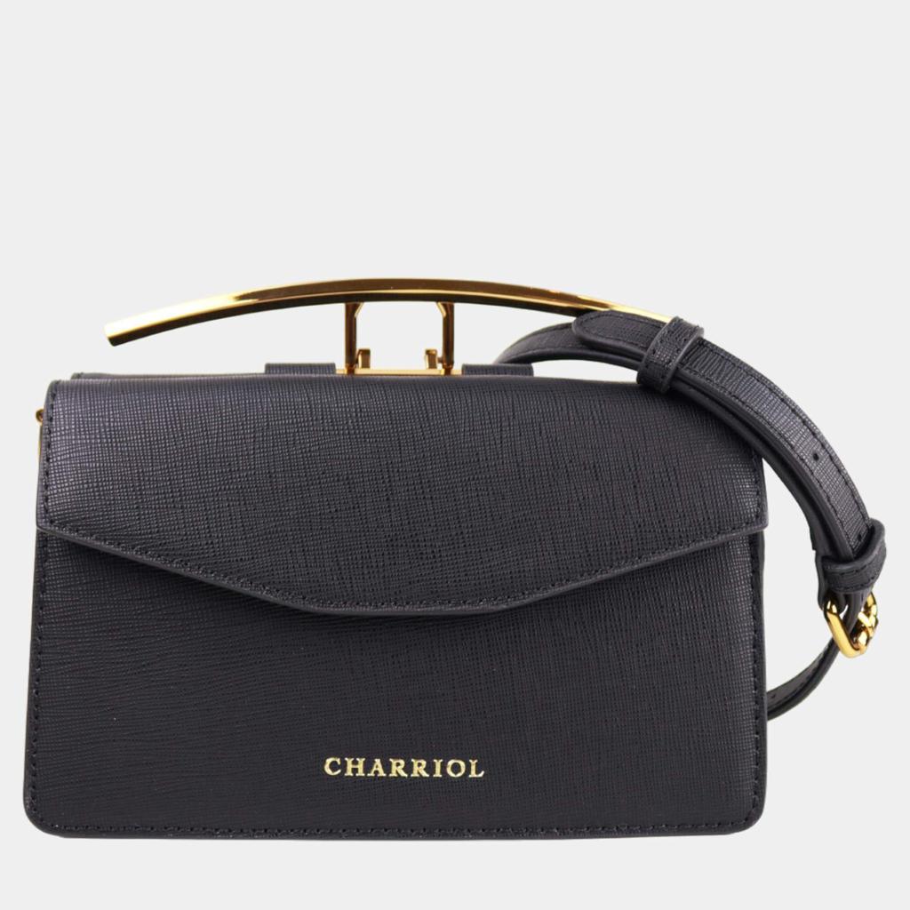 Charriol Charriol Black Leather Cassis Crossbody