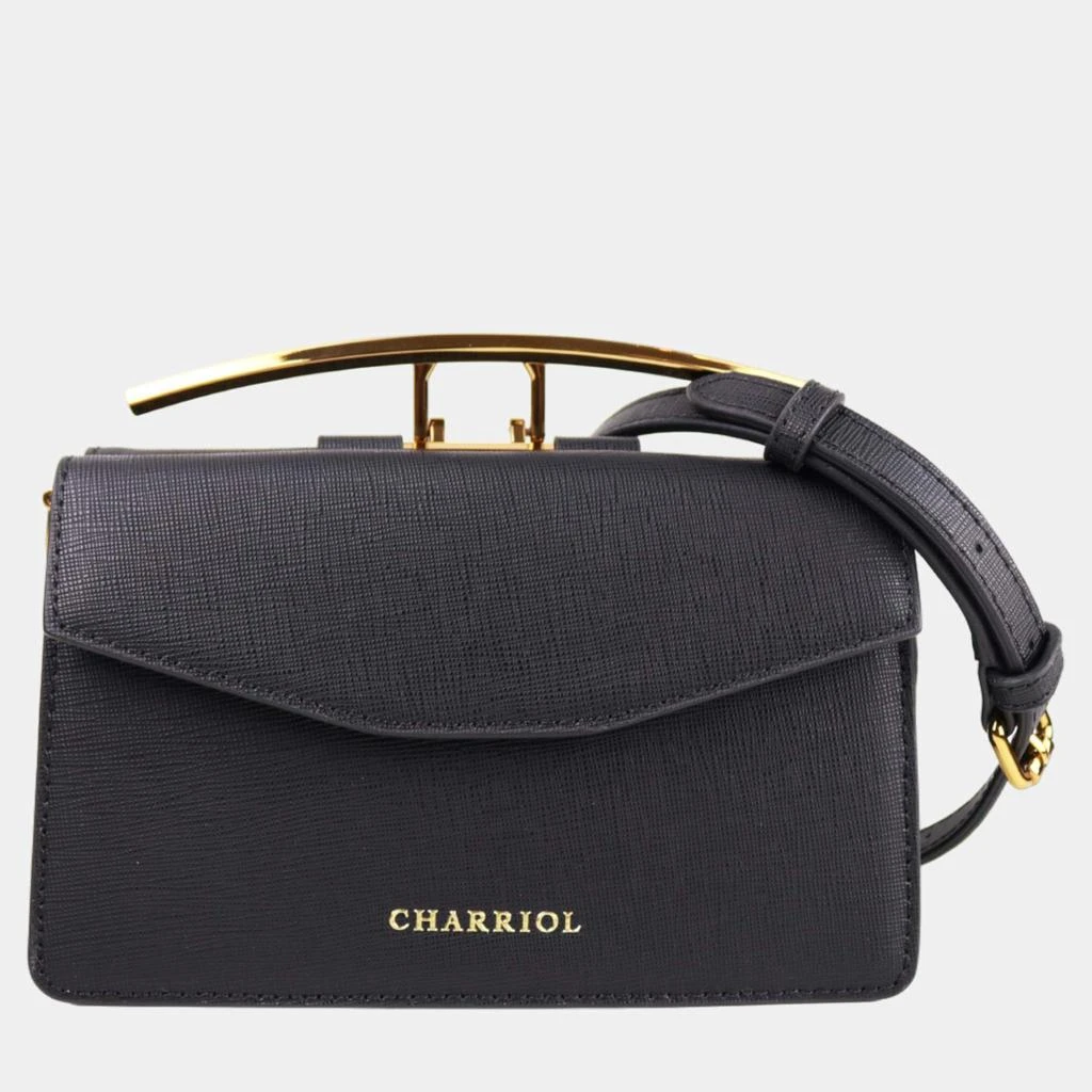 Charriol Charriol Black Leather Cassis Crossbody 1