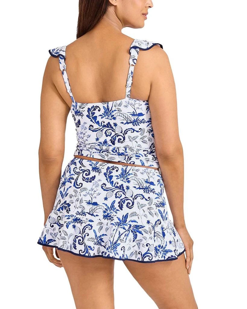 Tommy Bahama Terrazzo Tile Ruffle Tankini Top 4