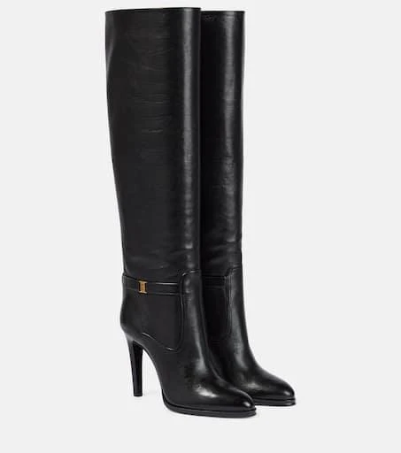 Yves Saint Laurent Diane 105 leather knee-high boots 1