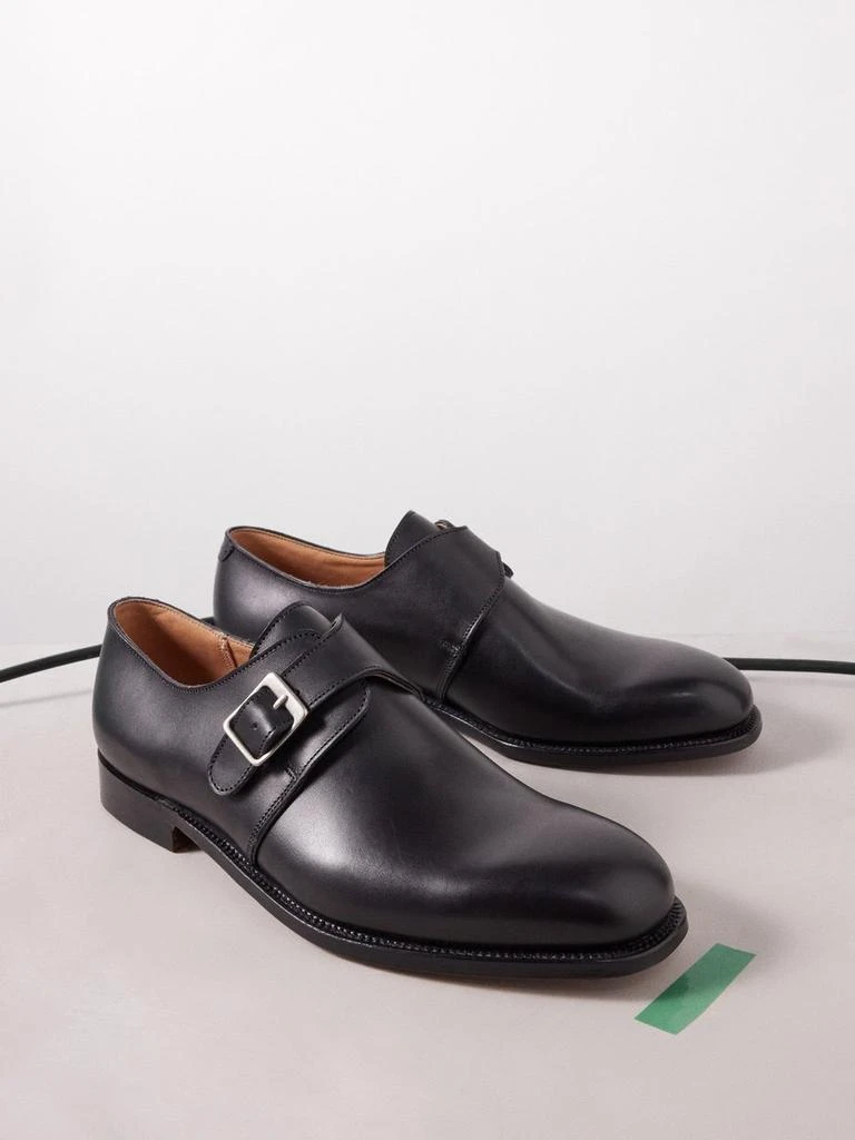 Grenson Arundel leather monk-strap shoes 1