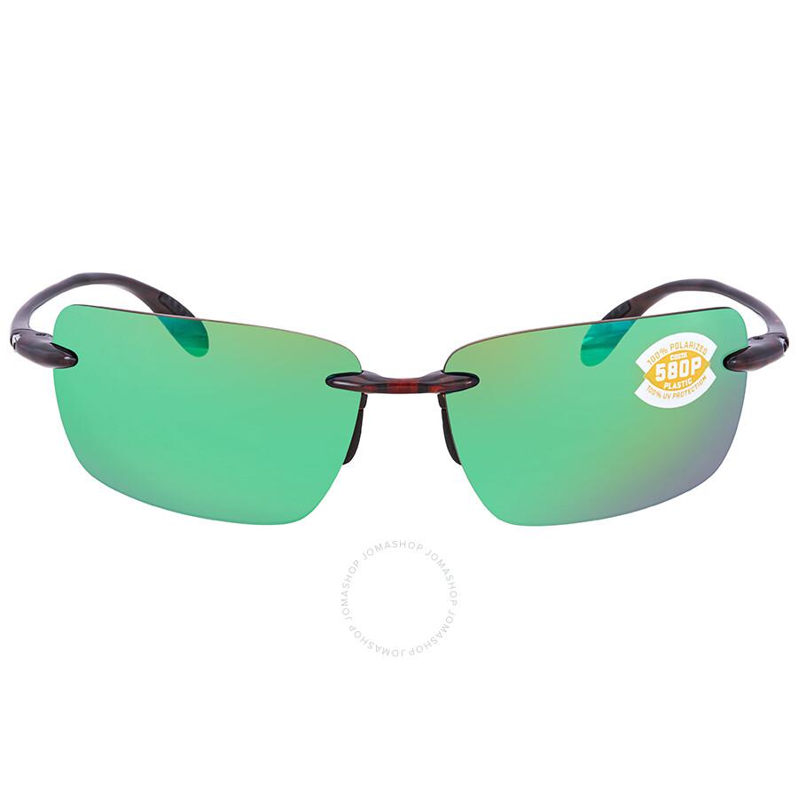 Costa Del Mar Gulf Shore Green Mirror Polarized X-Large Fit Sunglasses GSH 10 OGMP