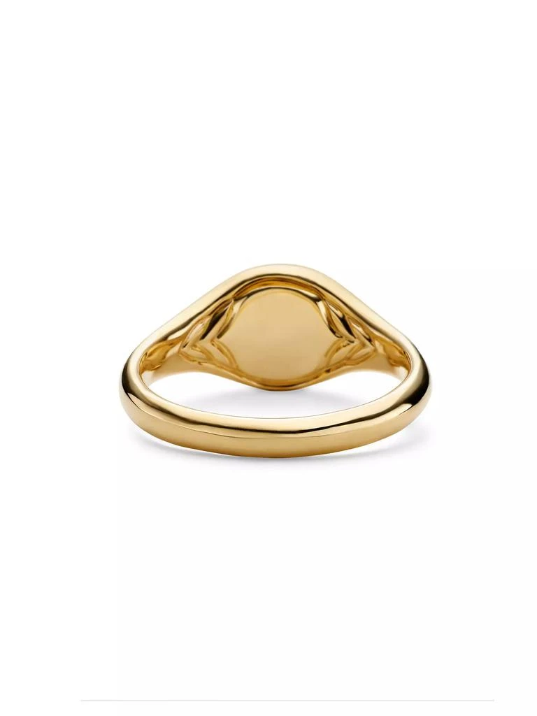 David Yurman Cable Collectibles Starset Pinky Ring In 18K Yellow Gold 6