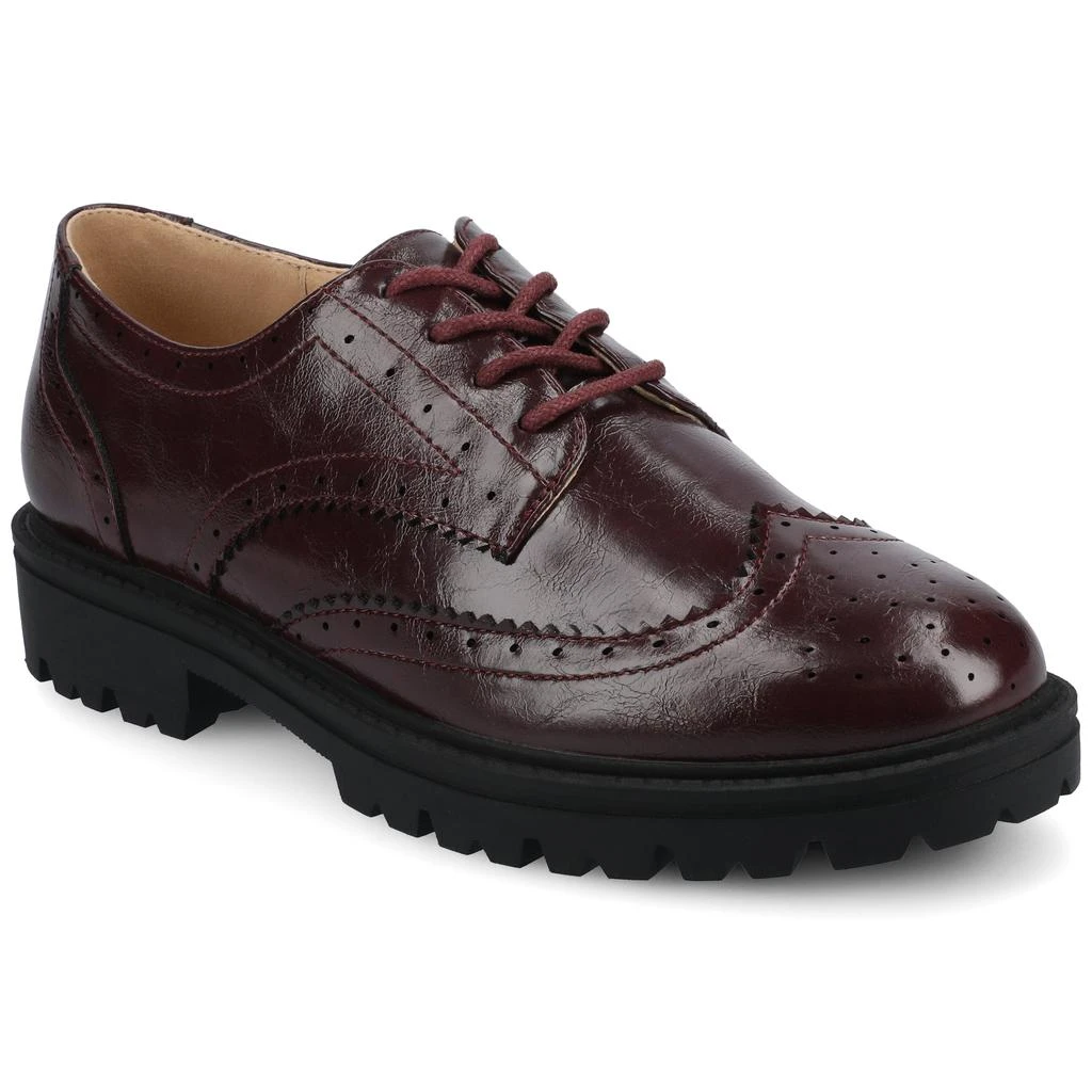 JOURNEE Journee Women's Medium and Wide Width Claudiya Oxford 17