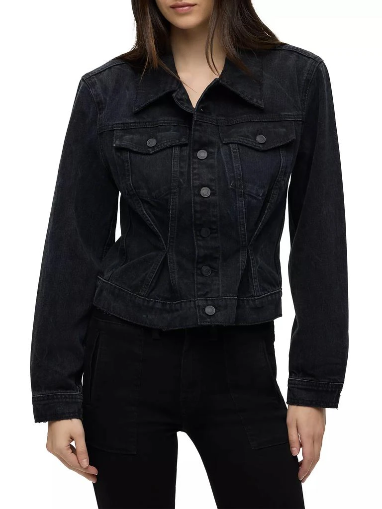 Hudson Denim Cinched-Waist Jacket 1