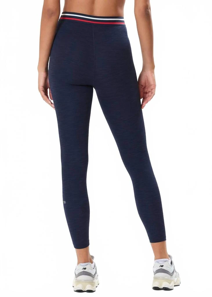 Splits59 Bailey High Waist Active Rib 7/8 Leggings In Heather Indigo 2