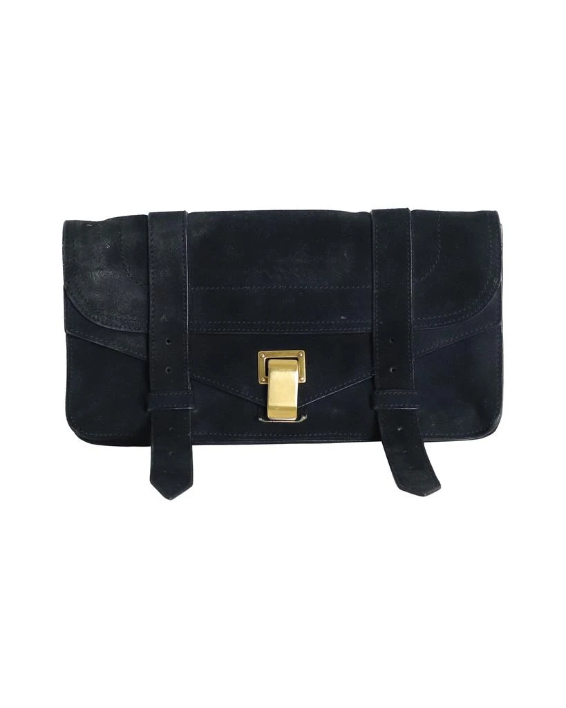 Proenza Schouler Tiny PS1 Satchel in Midnight Blue Suede 1