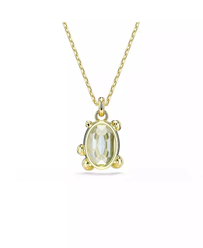 Swarovski Gema Gold-Tone Plated, Mixed Cuts, Multicolored Pendant Necklace 3