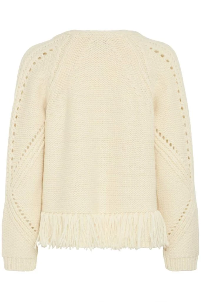 b.young Women
s Melin Tassel Tie Cardigan In Birch 2