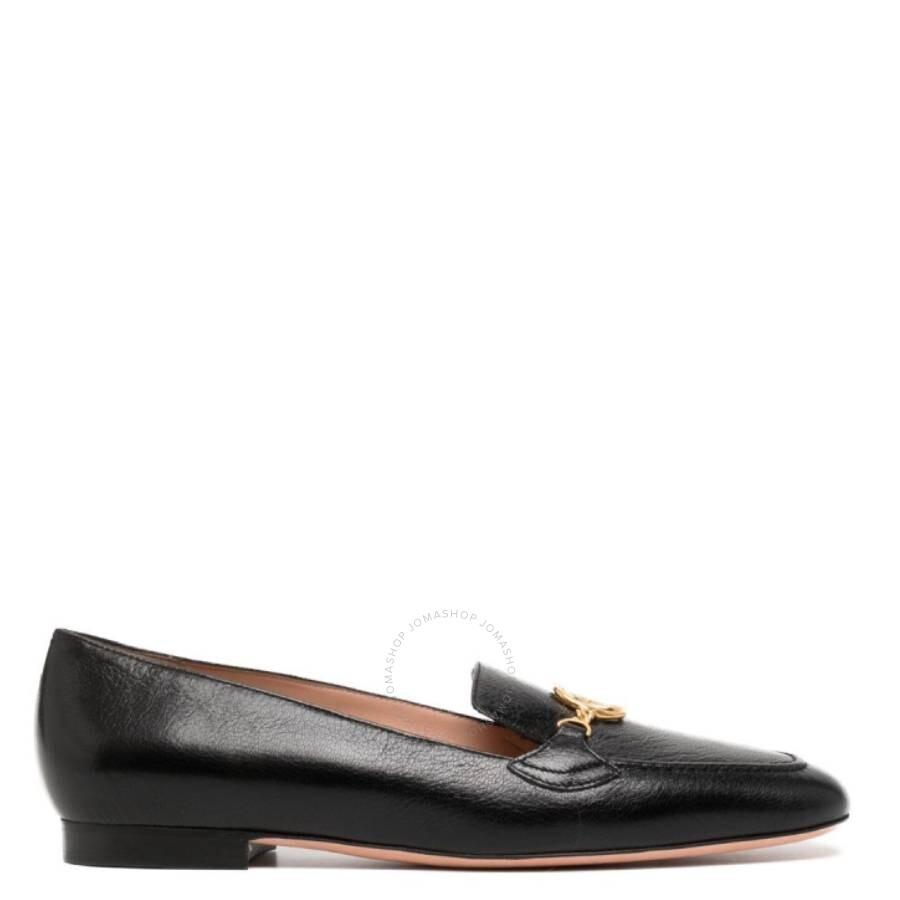 Bally Obrien Logo Plaque Leather Loafers