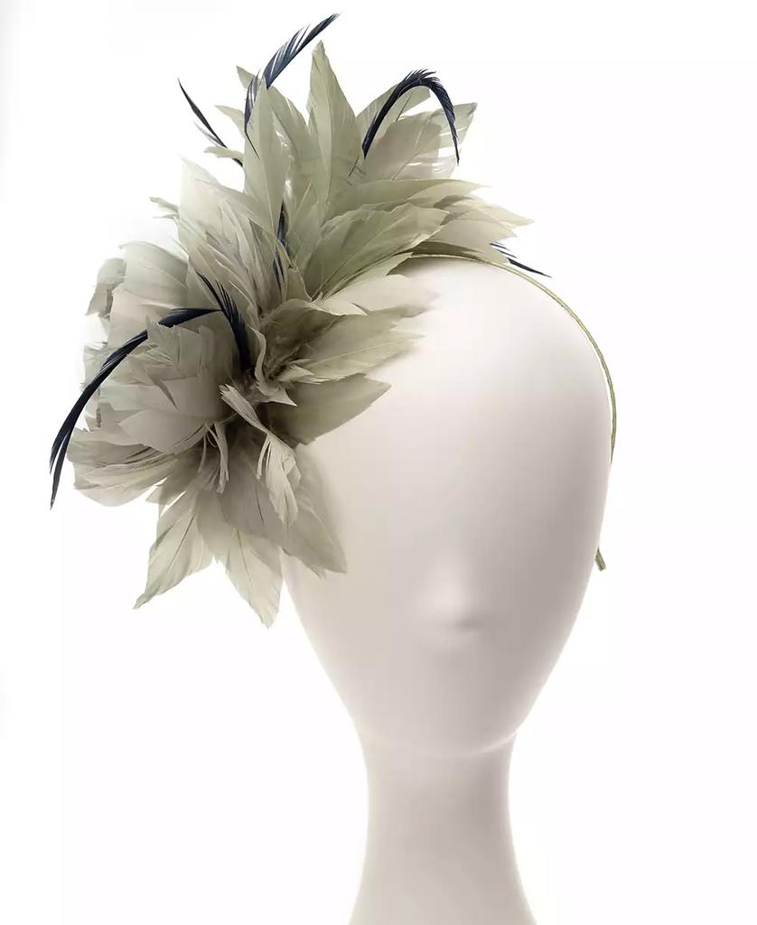 August Hat Company Sweet Floral Feather Fascinator