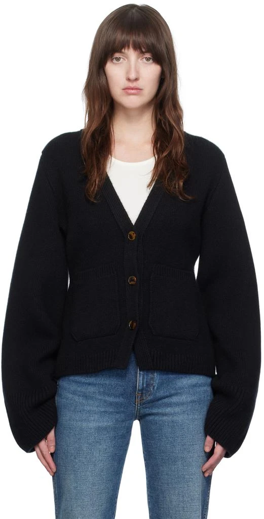 Khaite Black 'The Scarlet' Cardigan 1
