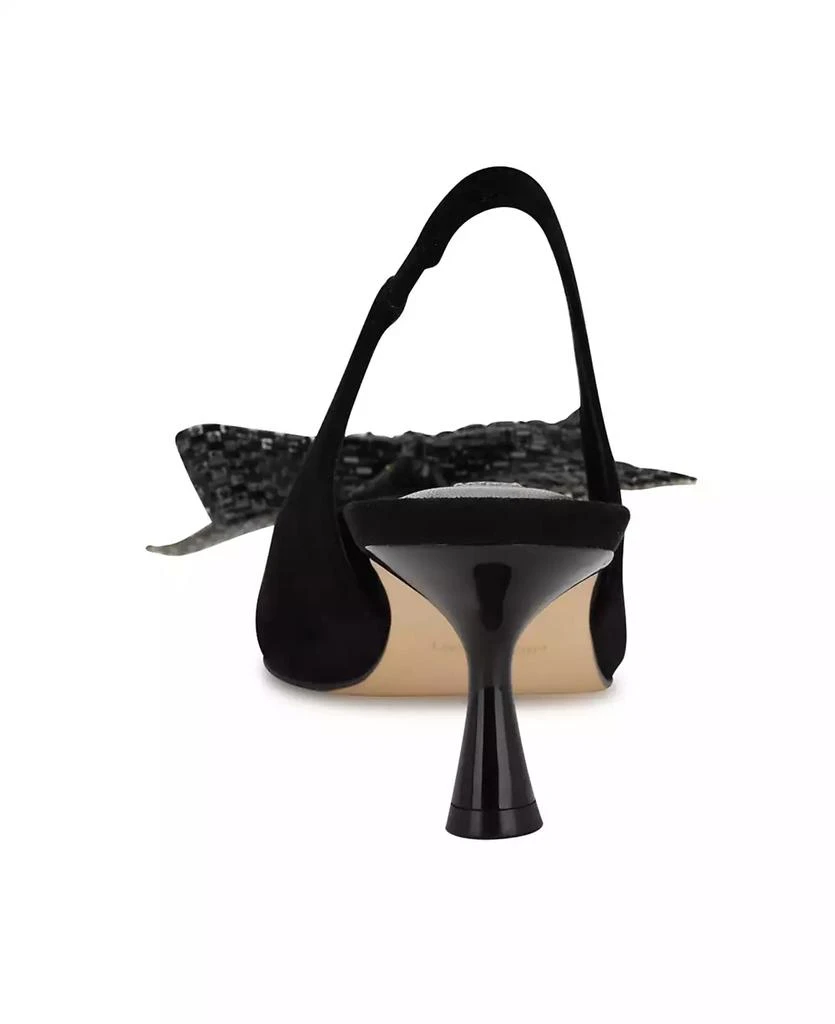 Nine West Women's Rills Embellished Bow Slingback Pumps 3