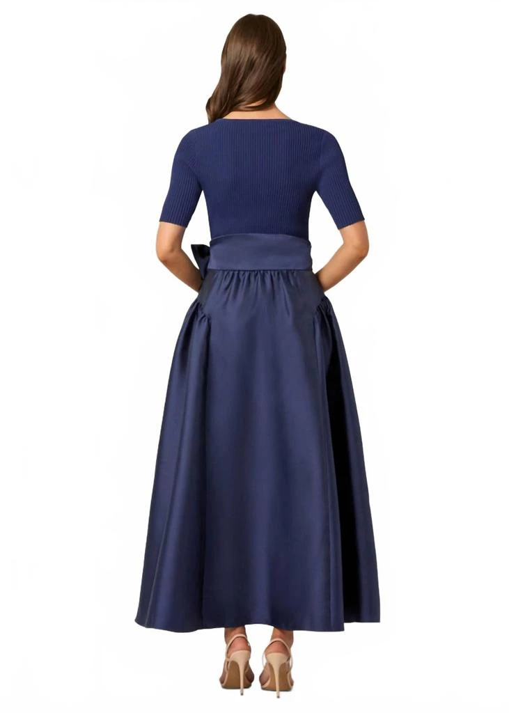 Shoshanna Raquel Gown In Classic Navy 2