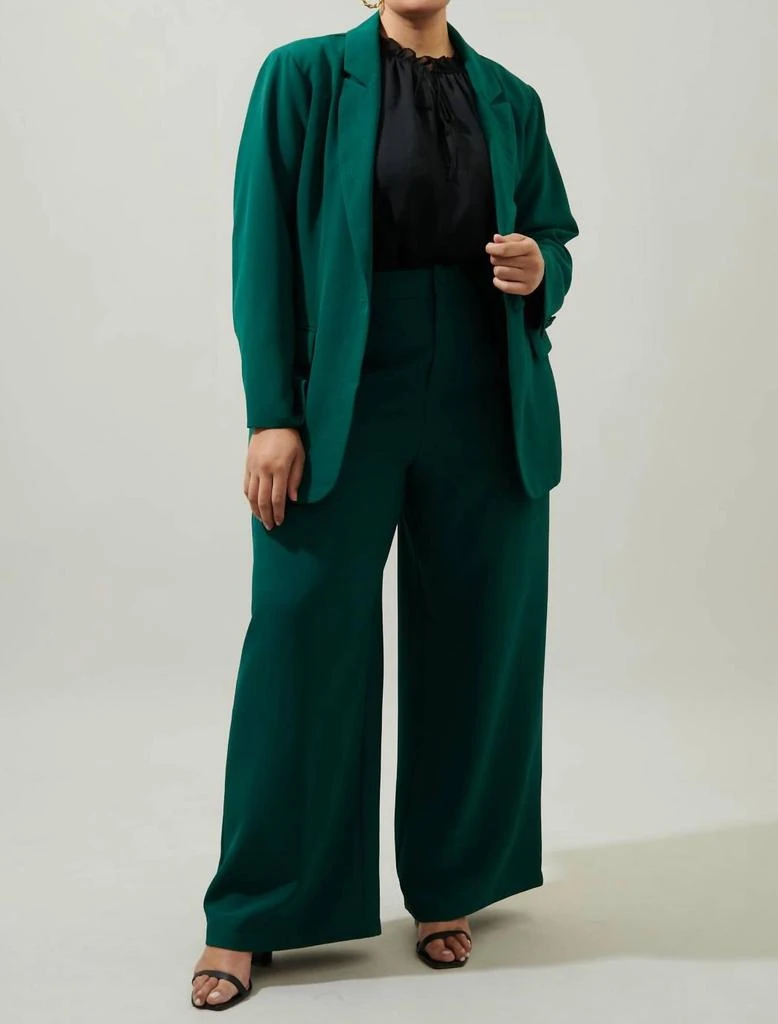 Sugarlips Sugarlips - Chelsea Fitted Notch Lapel Blazer - Plus 3