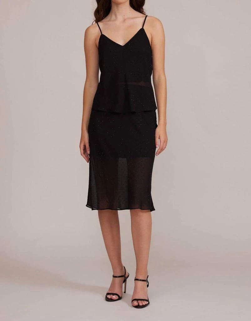 Lucy Paris Carlin Camisole Top In Black 1