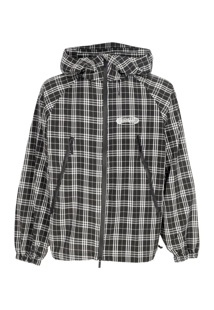 Wasted Paris Men's Windbreaker Yard Tartan Windbreaker Black/white 1