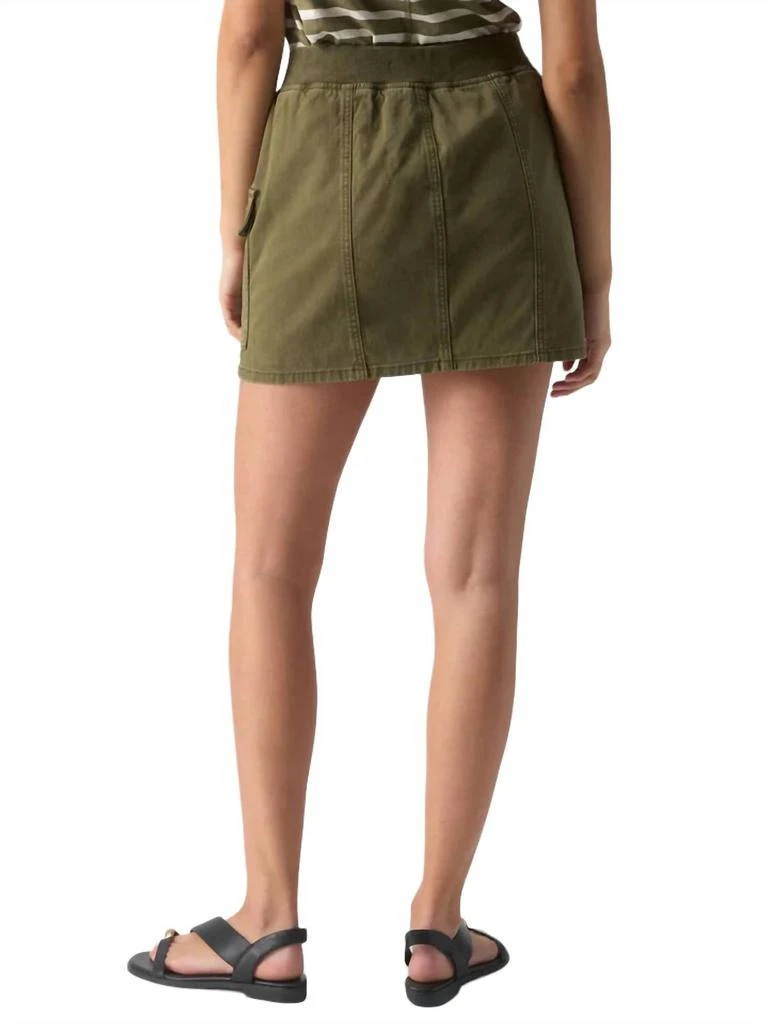 Sanctuary Surplus Essential Skirt In Burnt Olive 3
