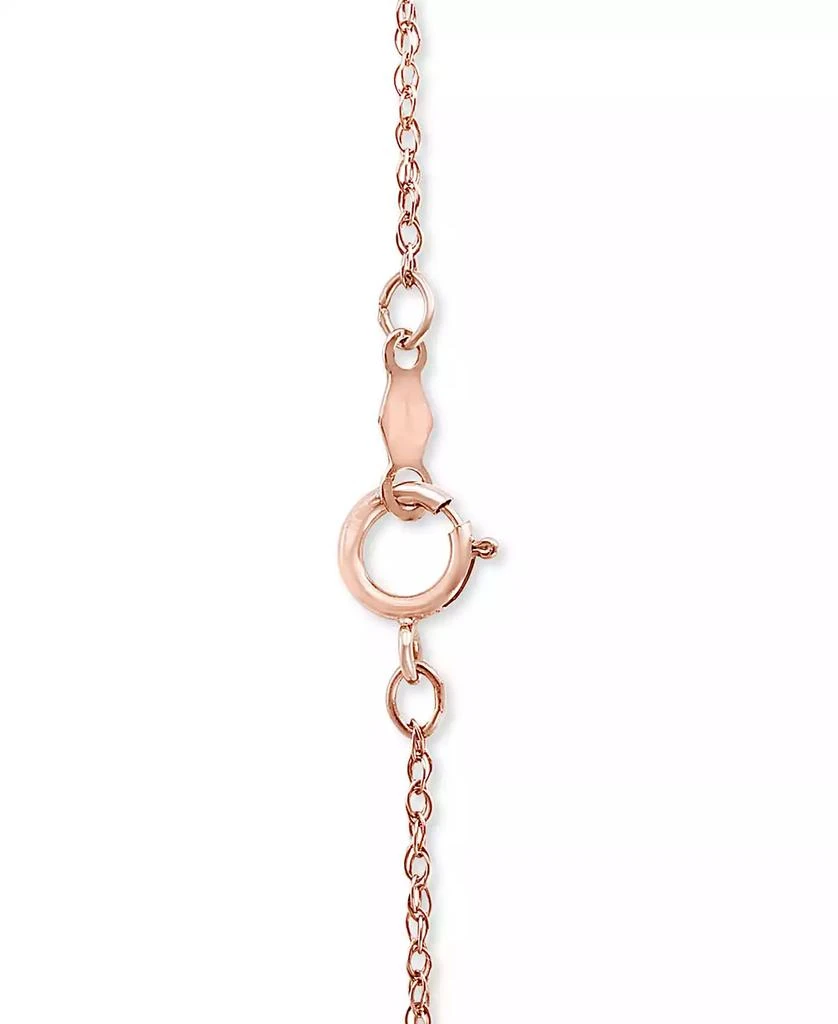 LALI Jewels Sapphire (1/6 ct. t.w.) & Diamond (1/10 ct. t.w.) 18" Pendant Necklace in 14k Rose Gold or 14k White Gold 2