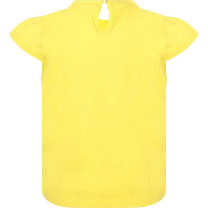BYBLOS Vou ser feliz tassels detailing top in yellow 2