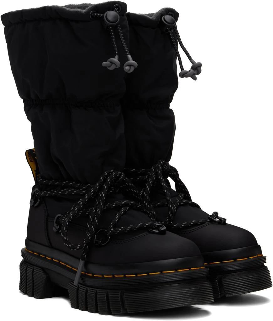 Dr. Martens Black Audrick Padded Hi Platform Tall Boots 4