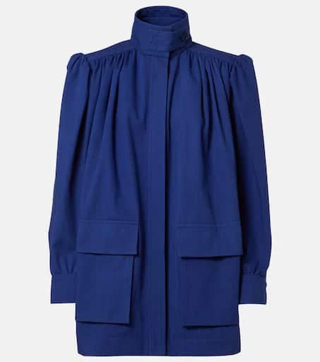 Chloé Gathered cotton canvas jacket 1