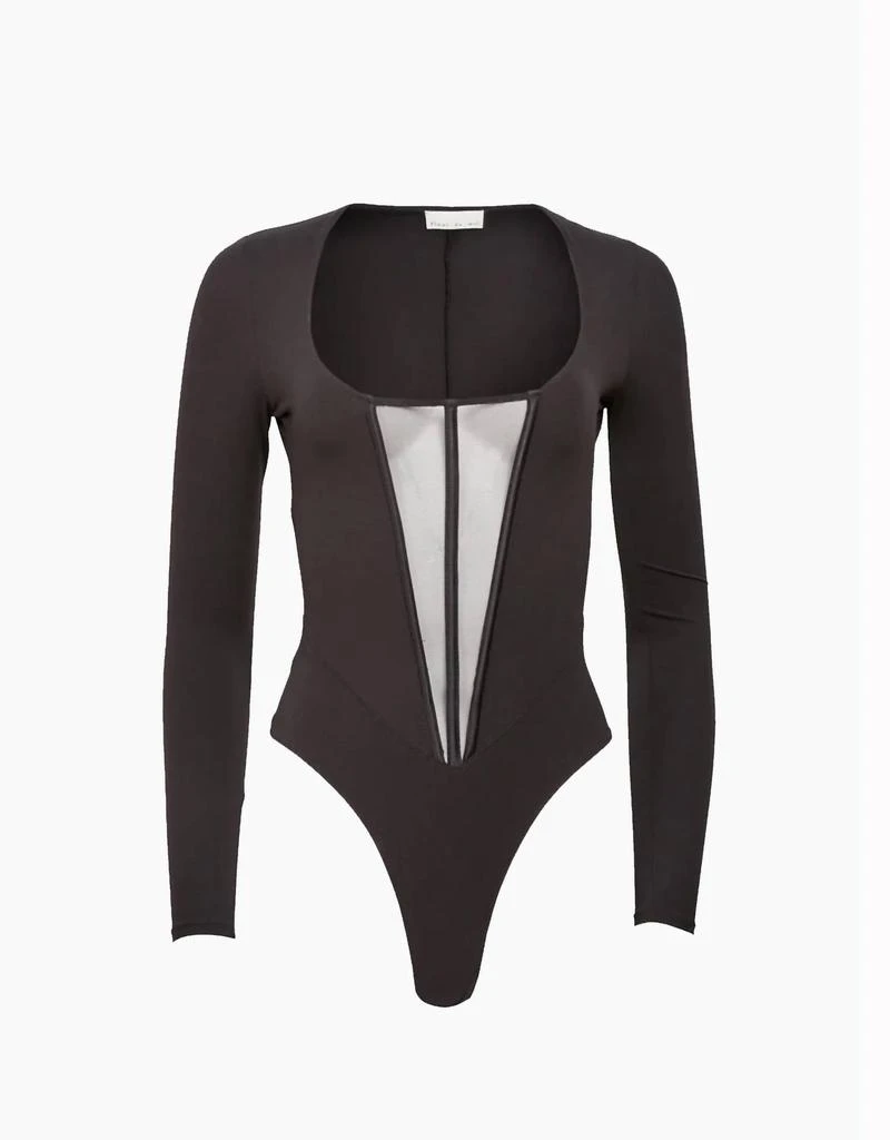 Fleur du Mal Fleur Du Mal - Long Sleeve Jersey Bodysuit 4