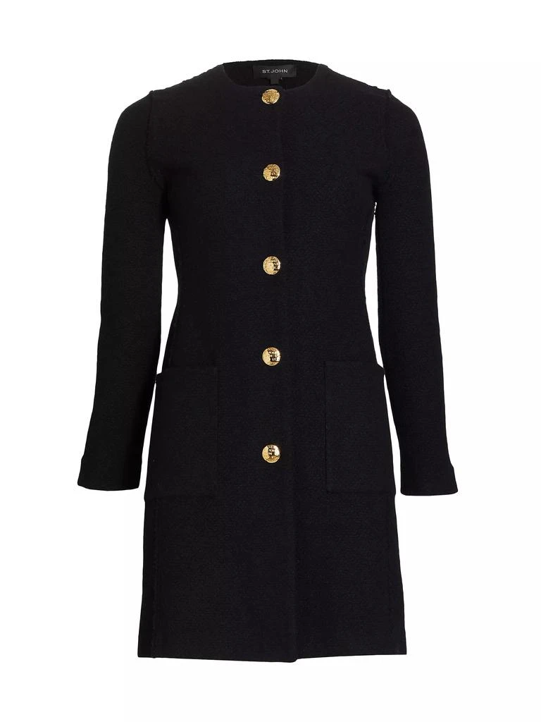 St. John Boucle Knit Jacket 1