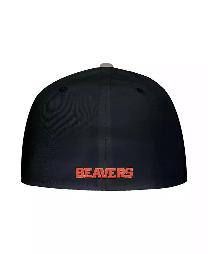 NIKE Men's Black Oregon State Beavers On-Field Baseball Performance Fitted Hat 3