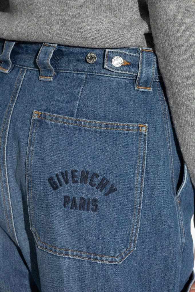 Givenchy Givenchy Cropped Utility Denim Jeans 4